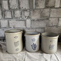 *Vintage* Western Stoneware Crocks