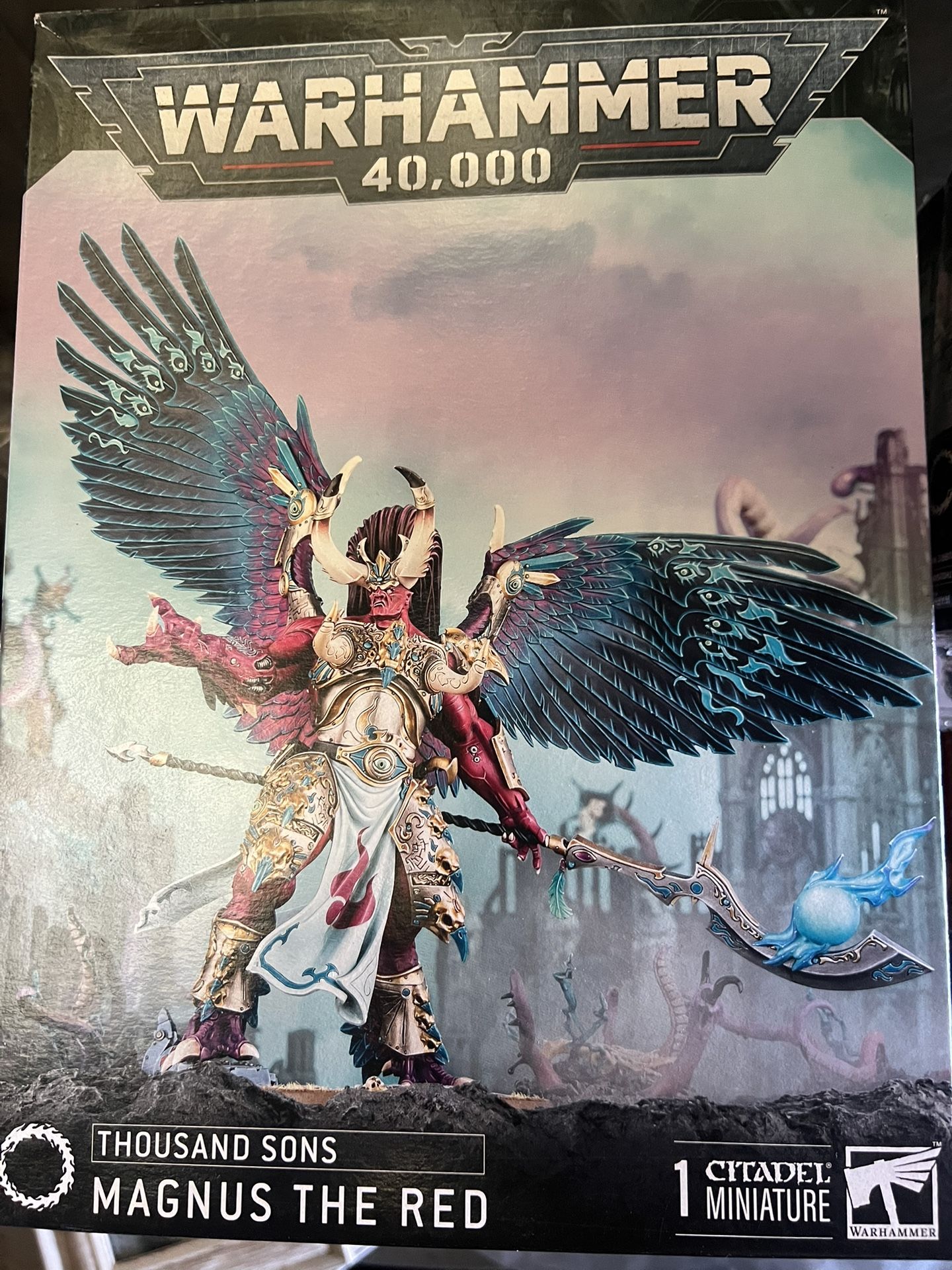 Warhammer 40K thousand sons demon primarch Magnus The Red