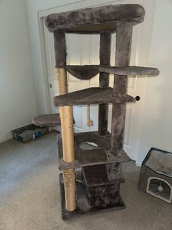 Large Multi-Level Cat Tree Tower