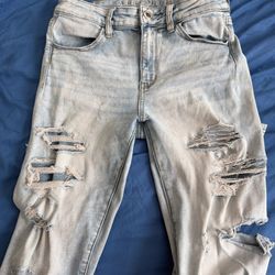 American eagle light wash denim jeans