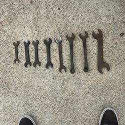 Wrenches vintage yard art