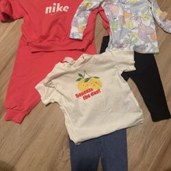 Set of 3 outfits for baby girl (12–18 months)