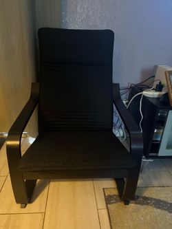 Black IKEA Poang Chair