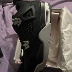 Jordan 4 Retro Black Canvas 6.5Y
