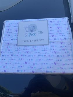 3 Piece Twin Sheet set Print Pattern