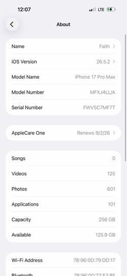 Selling blue iPhone pro max