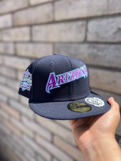 Size 7 3/8 Arizona Diamondbacks Satin Navy Hatclub New Era