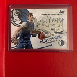 Copper Flagg Topps Chrome 2025