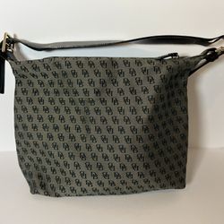 Dooney & Bourke Jacquard Signature Shoulder Hobo Bag