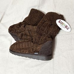 LUK-EES UGG Style Brown Boots