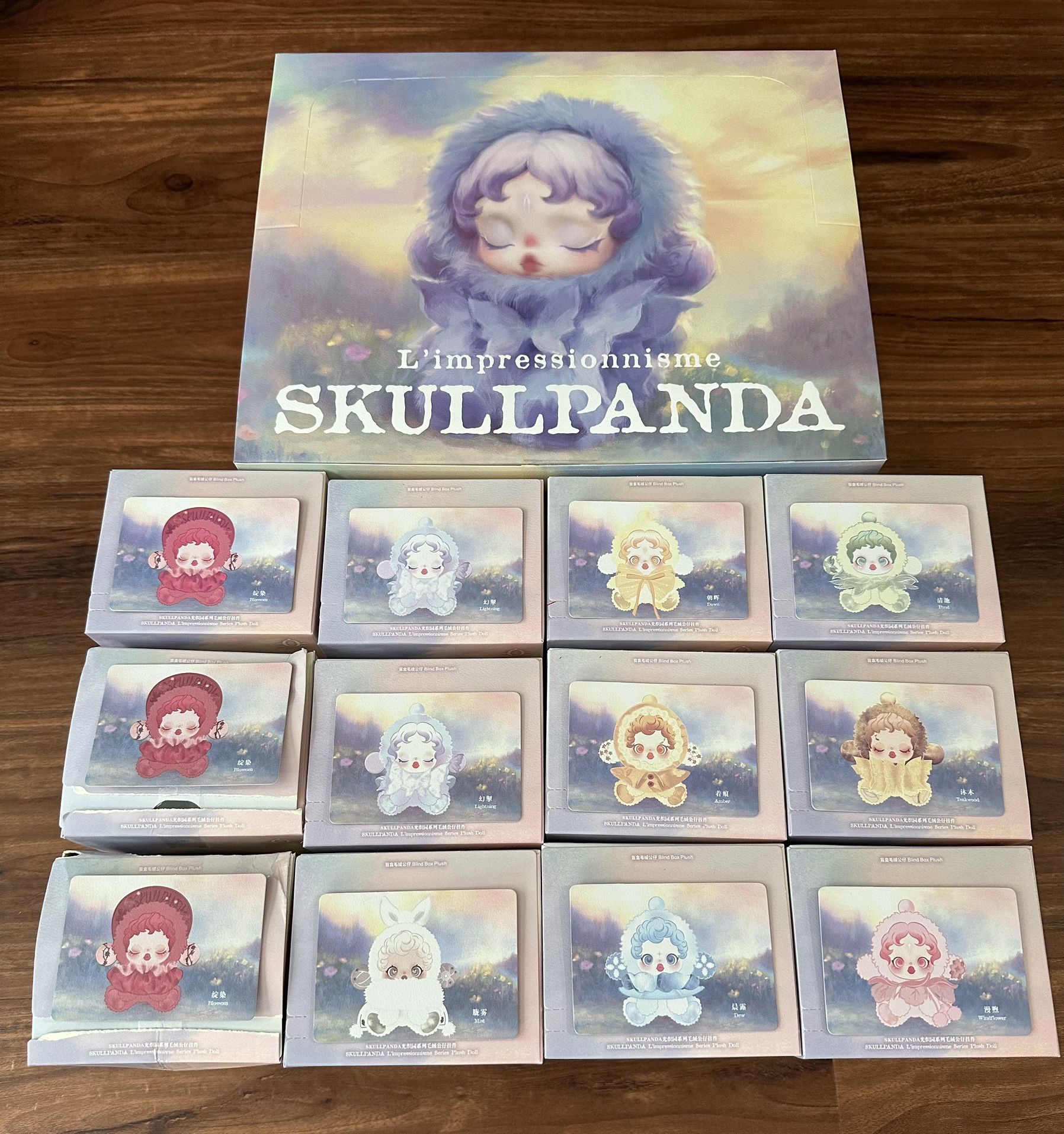 POP MART SKULLPANDA IMPRESSIONNISME PLUSH DOLL ✨AUTHENTIC✨