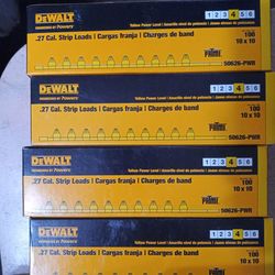 DeWalt by powers .27 Cal Strip Loads medium level