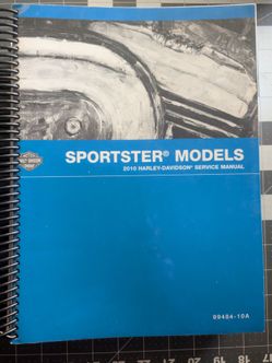 Genuine Harley Davidson 2010 Sportster shop manual
