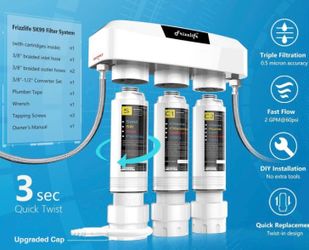 Frizzlife SK99 under sink water filter system is rigorously tested and