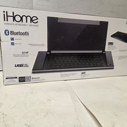 iHome iDM5 Executive Workstation Bluetooth Wireless Keyboard with Speaker System