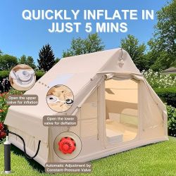 Inflatable Glamping Tent. 