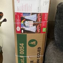 Christmas Tree White  Pre Lit