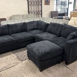 New Black Sofa 