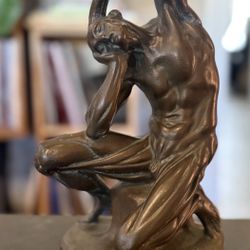 Pensive Man Sculpture