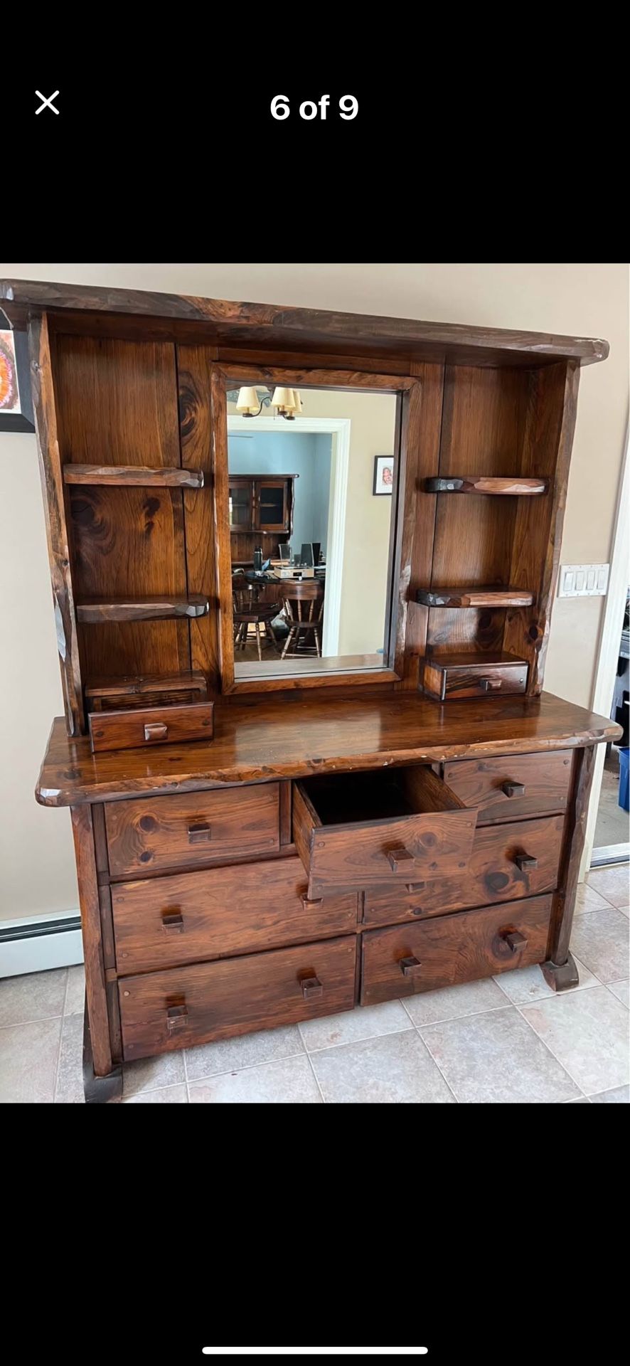Dresser solid wood And End Table
