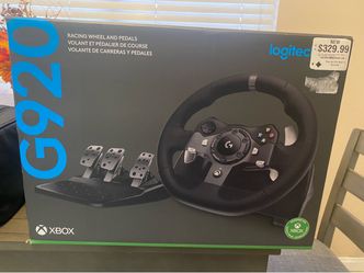 XBOX G290 racing wheel and foot pedal