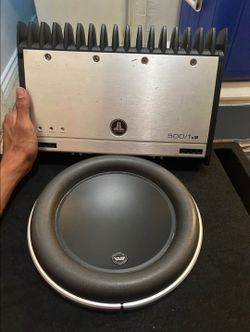 10W7 JL Audio with 500/1v2 AMP
