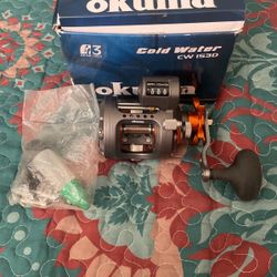 Okuma Cold Water Linecounter Trolling Reel - CW-153D