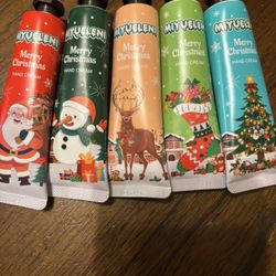 Christmas Hand Lotion And Bracelets