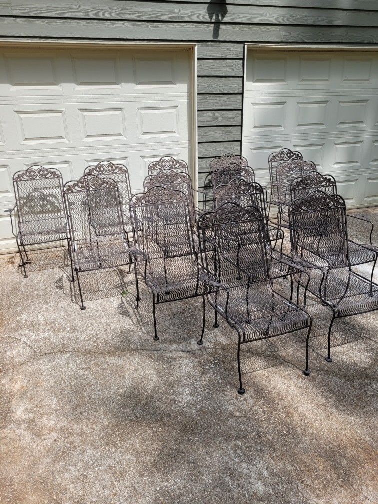 Wrought Iron Chairs $100 Each