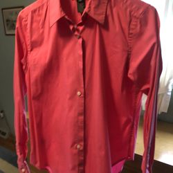 Lauren Ralph Lauren Women’s Cotton Button Down Shirt 