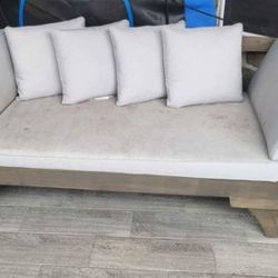 Outdoor Lounge Sofa, Turns Into Bed