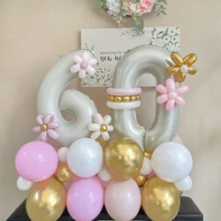  number balloon bouquets