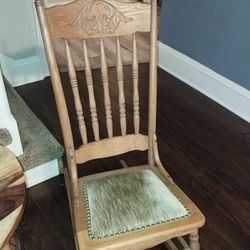 100 Yr OLD Antique Rocking Chair