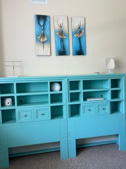 Two Bookcase Headboards