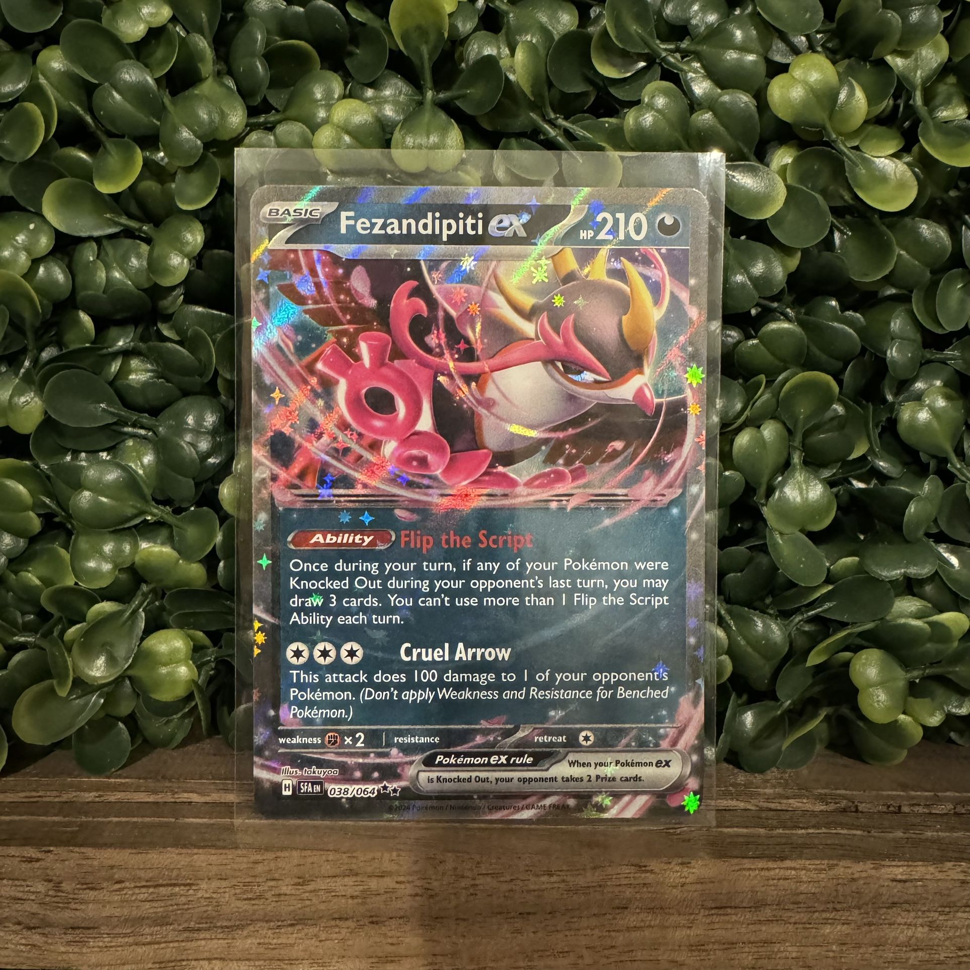 Fezandipiti ex 038/064 Shrouded Fable Pokemon TCG SV SFA Double Rare