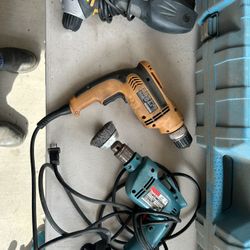 Drills, Tape Measures, Buffer