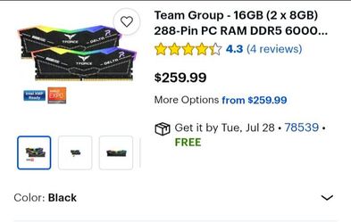 Ddr5 rams 16 gbs 6000mtz