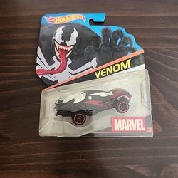 Hot Wheels Marvel Venom Character Car Toy - 1:64 Scale (BDM79)
