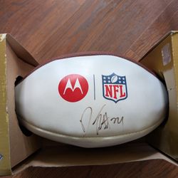 Darrelle Revis signed football NFL football