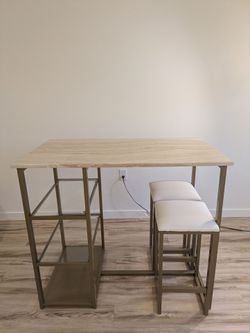 3 pieces bar table set