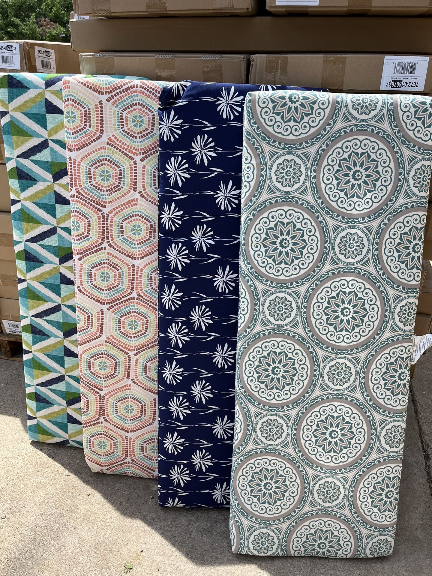 Bench Cushions (46x18 Inches) - 2 Cushions For $40