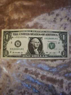*Very Rare*  $1 Fancy Serial