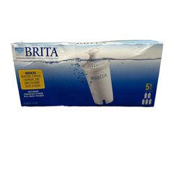 (5 Count Pack) Brita Model OB03 Standard Pitcher Replacement Water Filters NEW!