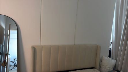 Full size bed and mattress