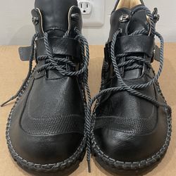 Men's Waterproof Ankle Boots Fashion Warm Hiking Boots Outdoor Non-slip Sneakers