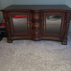 Solid Wood TV Stand 