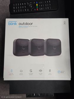 Blink Outdoor security camera system (Good working condition) Higley and Germann in Gilbert.