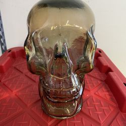 Skull Glass Decor 