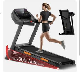 Foldable Treadmill 20% Auto Incline