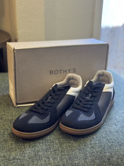 Rothys: RS01 Sneaker - Obsidian Black, Size 7.5